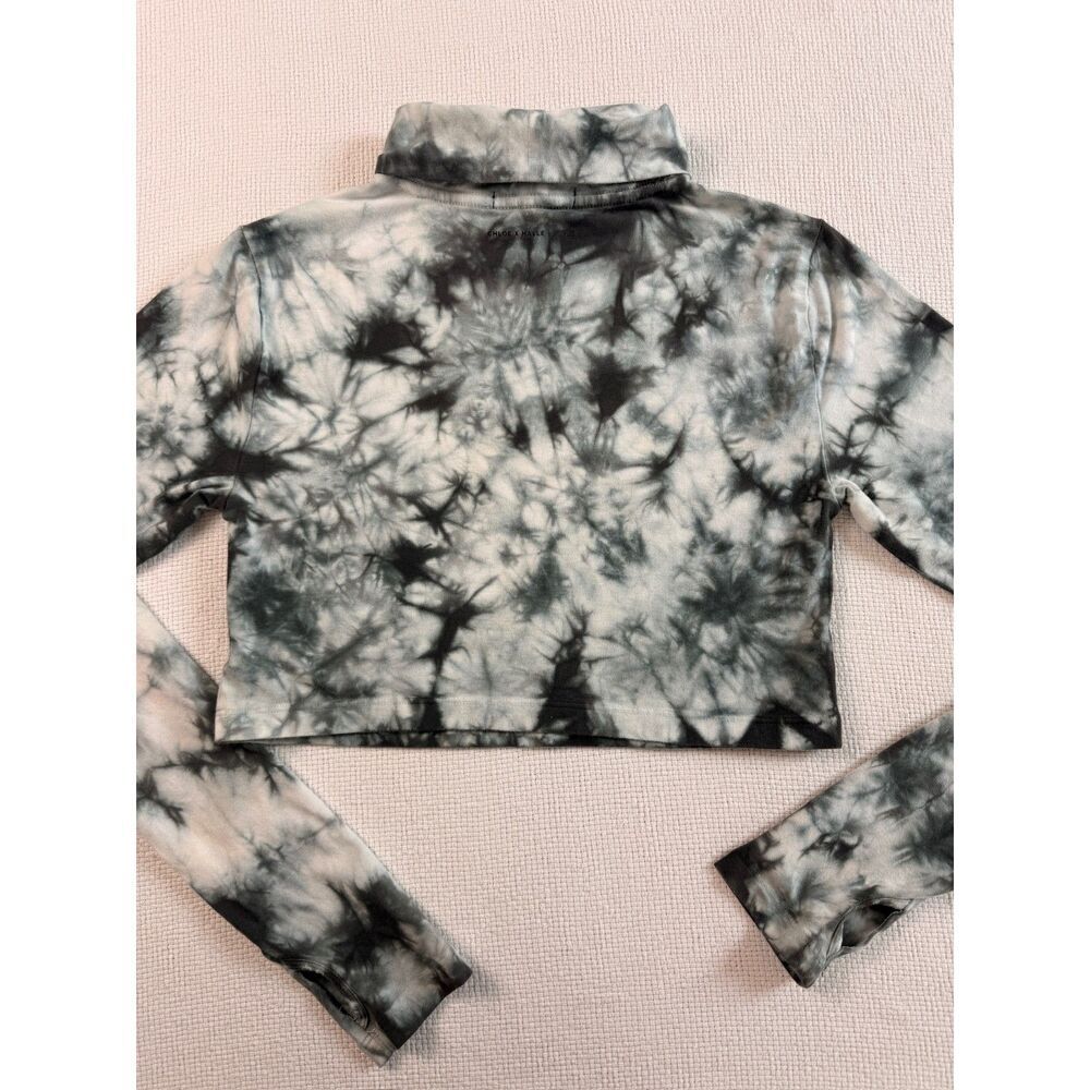 Chloe x Halle PINK Victoria's Secret Tie Dye Crop Turtleneck Top Size Medium